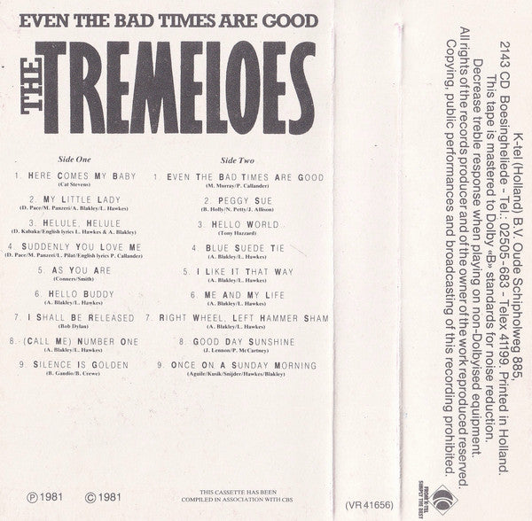 The Tremeloes -Even The Bad Times Are Good