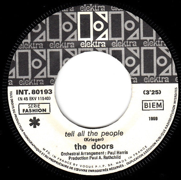 The Doors -Tell All The People / Easy Ride