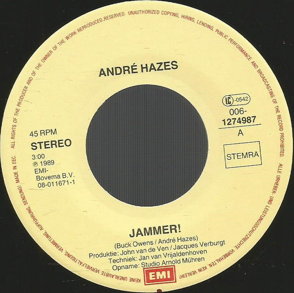 André Hazes - Jammer!