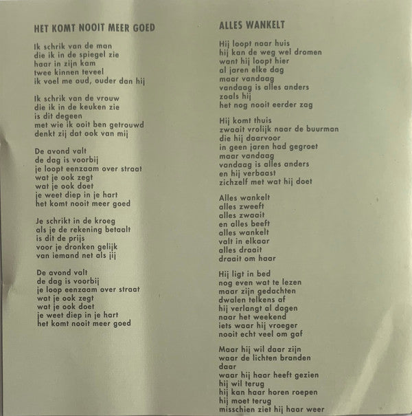 Tröckener Kecks -Andere Plaats, Andere Tijd