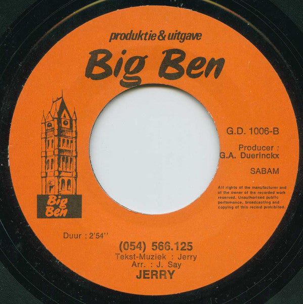 Jerry* -Kom Nu In Mijn Armen