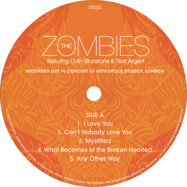 The Zombies -Recorded Live At Metropolis Studios, London