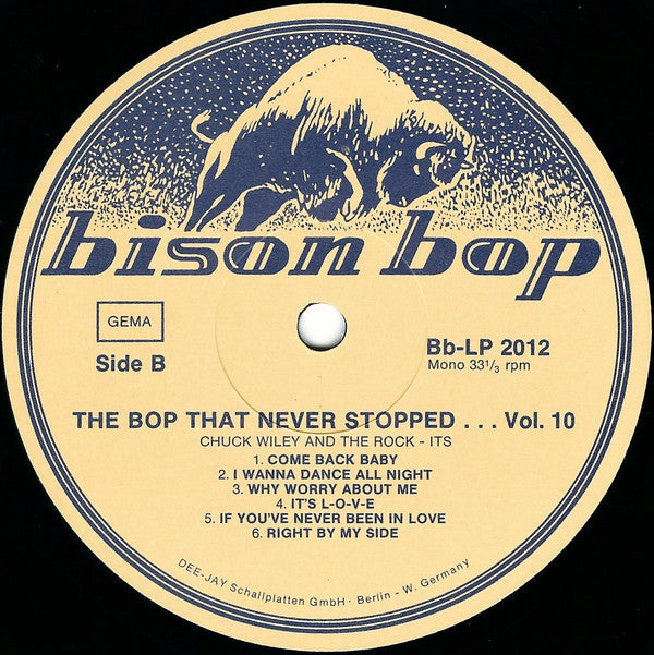 Various -Bison Bop: The Bop That Never Stopped - For A Real Rockin' Cat Volume 10