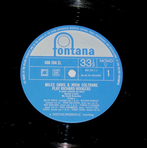 Miles Davis + John Coltrane - Play Richard Rodgers