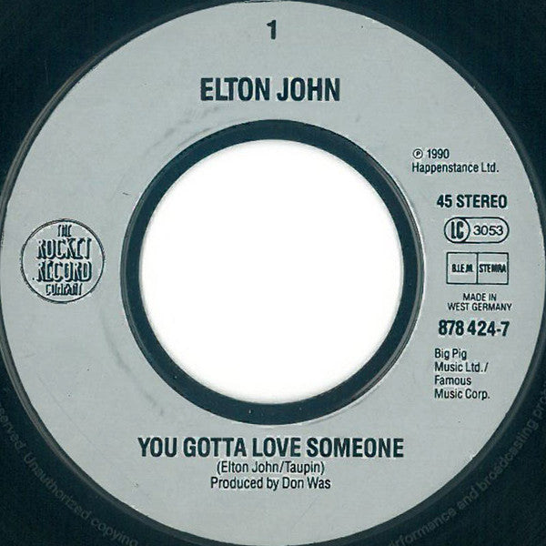 Elton John -You Gotta Love Someone