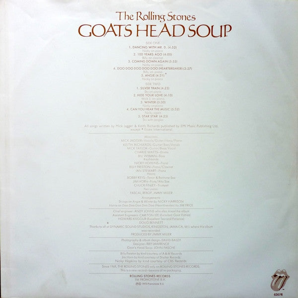 The Rolling Stones -Goats Head Soup