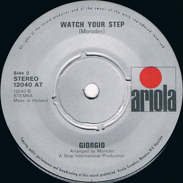 Giorgio* -Son Of My Father