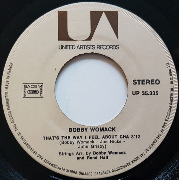Bobby Womack -That's The Way I Feel About Cha / Communication