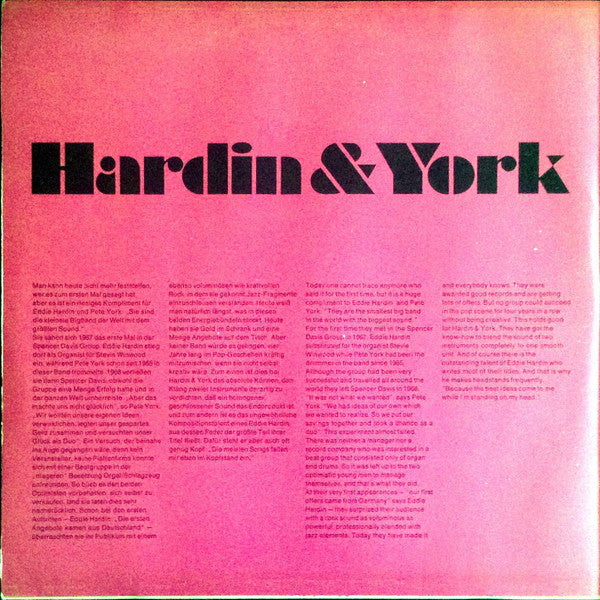Hardin & York -Pop History Vol 21