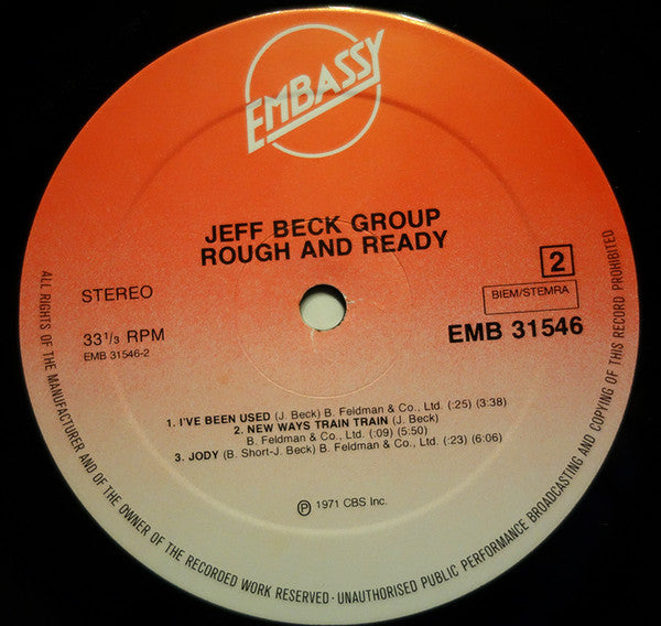 Jeff Beck Group -Rough And Ready