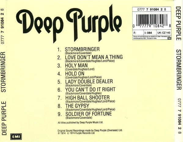 Deep Purple -Stormbringer