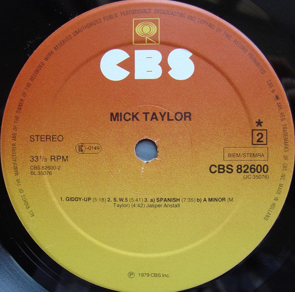 Mick Taylor -Mick Taylor