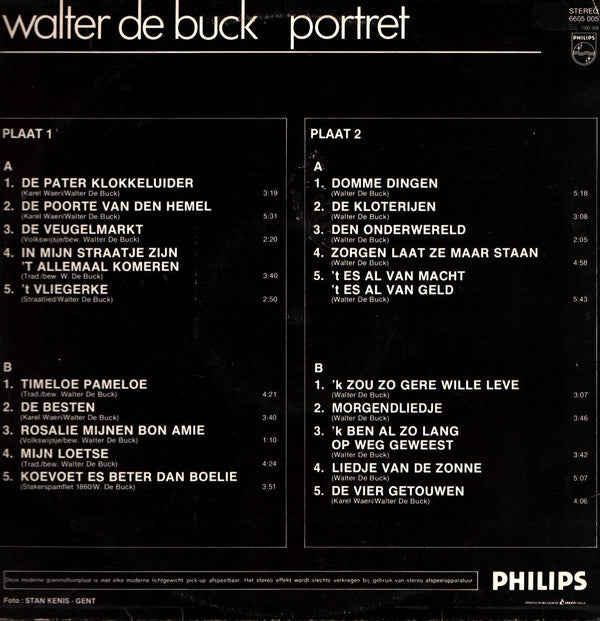 Walter De Buck -Portret