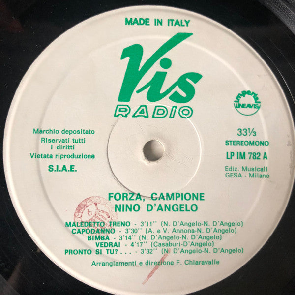 Nino D'Angelo -Forza, Campione