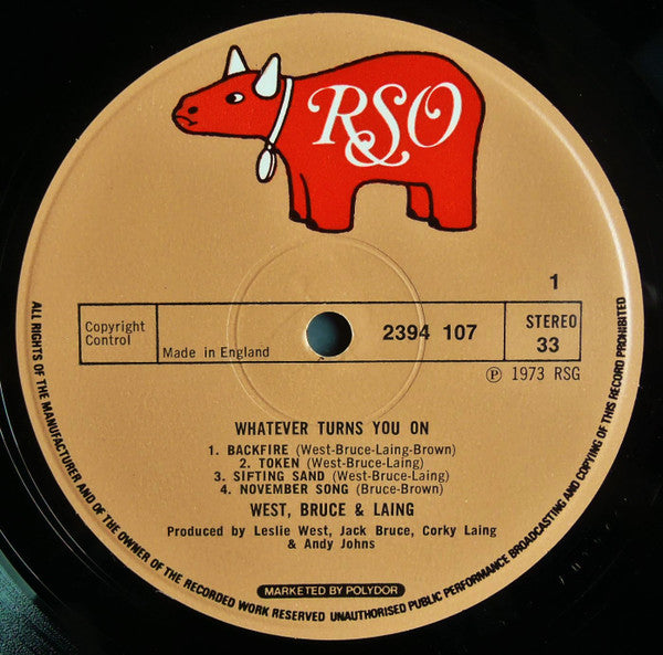 West, Bruce & Laing -Whatever Turns You On