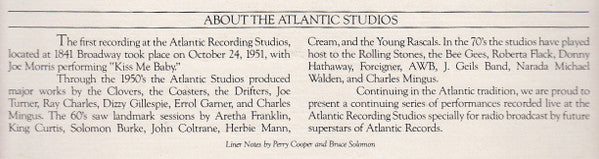 AC/DC -Live From The Atlantic Studios