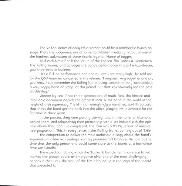 The Rolling Stones - Ladies &amp; Gentlemen