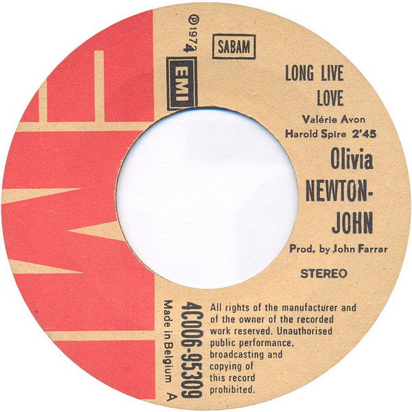 Olivia Newton-John -Long Live Love