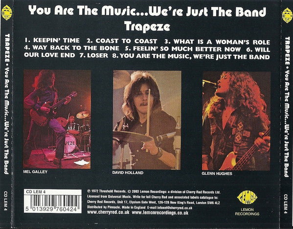 Trapeze -You Are The Music...We're Just The Band