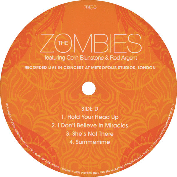 The Zombies -Recorded Live At Metropolis Studios, London