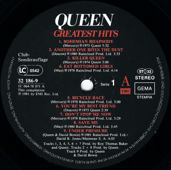 Queen - Greatest Hits