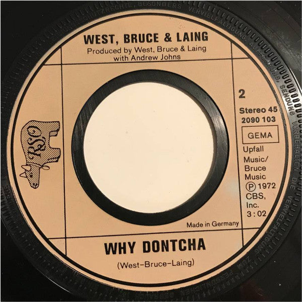West, Bruce & Laing -The Doctor