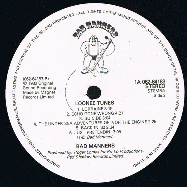 Bad Manners -Loonee Tunes!