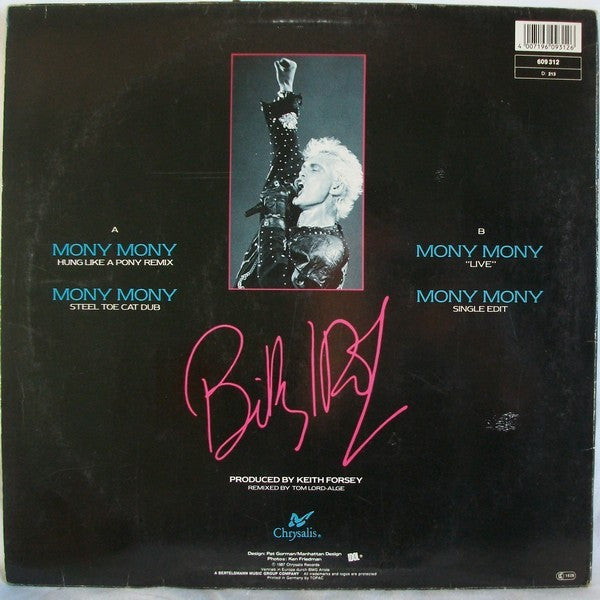 Billy Idol -Mony Mony