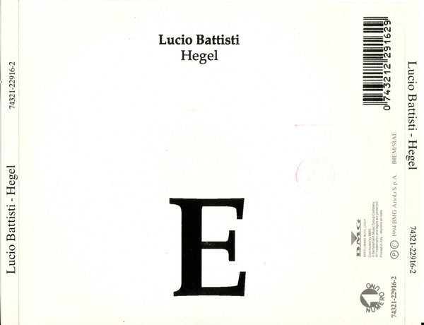 Lucio Battisti -Hegel