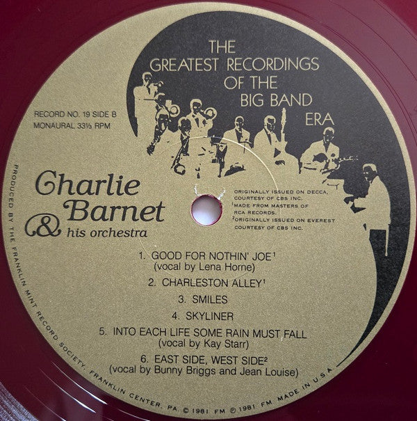 Various -The Greatest Recordings Of The Big Band Era
