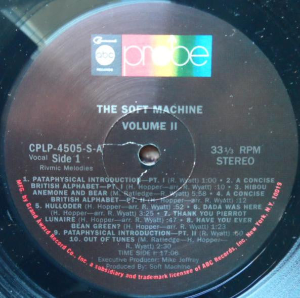 The Soft Machine* -Volume Two