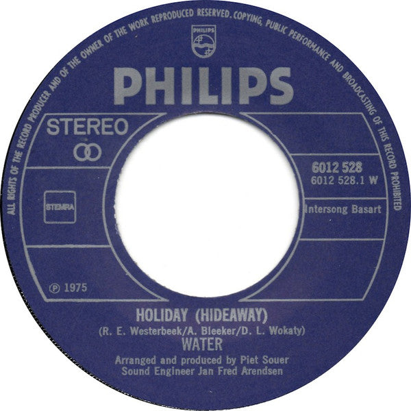 Water (4) -Holiday (Hideaway) / All Around You Tumble