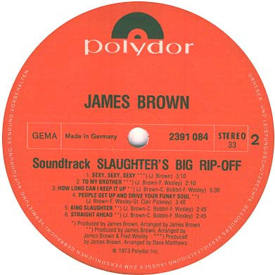 James Brown -Slaughter's Big Rip-Off