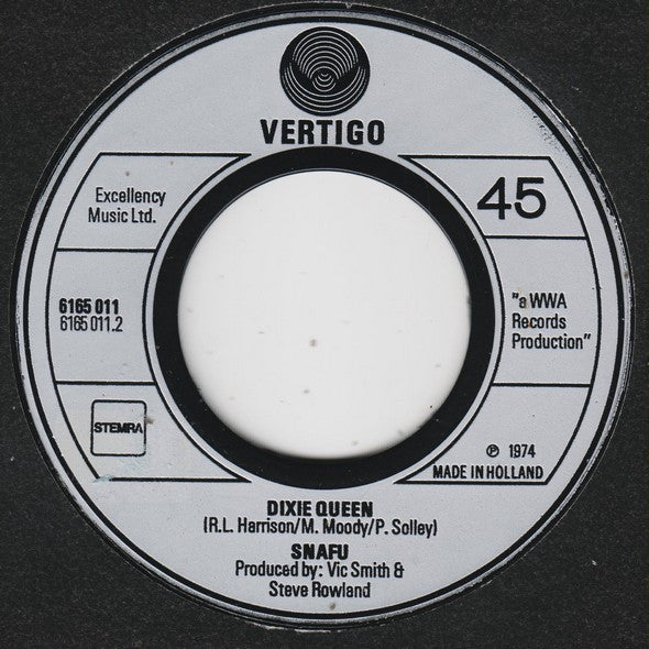 Snafu (6) -Goodbye U.S.A. / Dixie Queen
