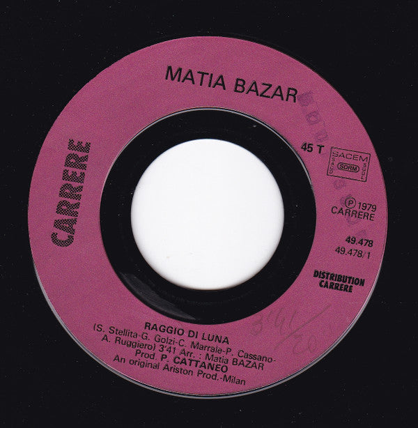 Matia Bazar -Raggio Di Luna