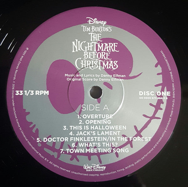 Danny Elfman -Tim Burton's The Nightmare Before Christmas (Original Motion Picture Soundtrack)