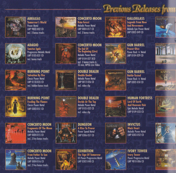 Cryonic Temple -Blood, Guts & Glory