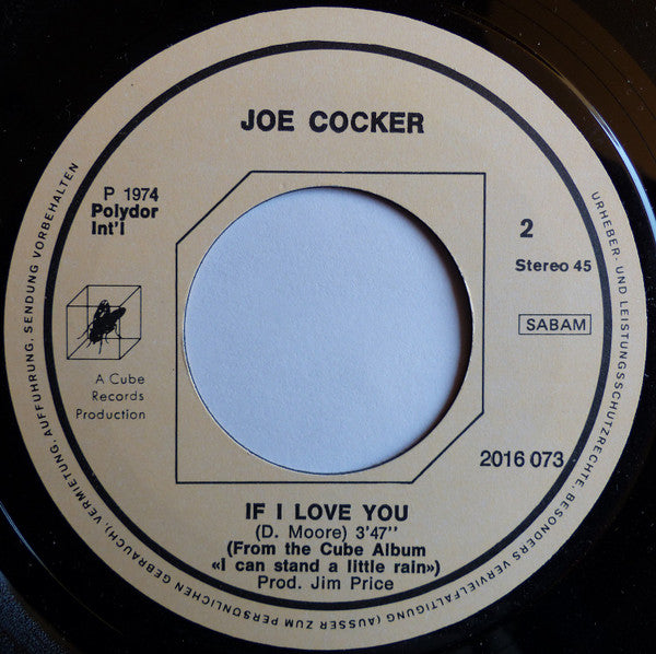 Joe Cocker -Put Out The Light