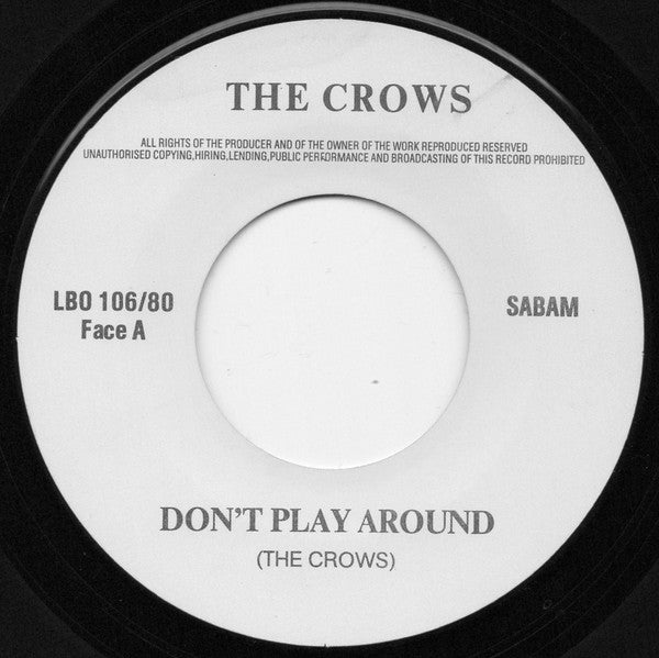 The Crows (3) -Don't Play Around / Irina