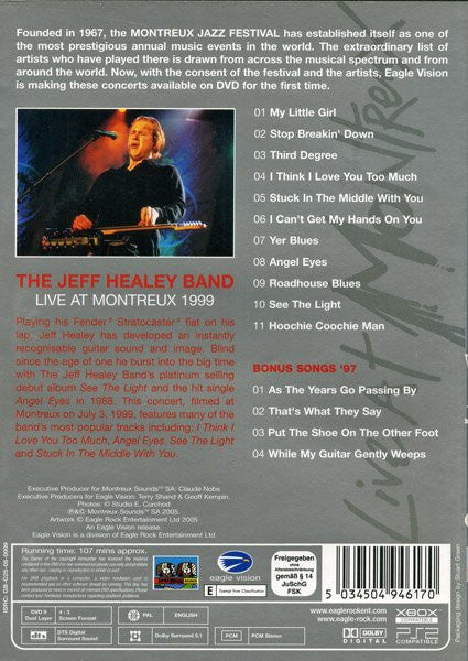The Jeff Healey Band -Live At Montreux 1999