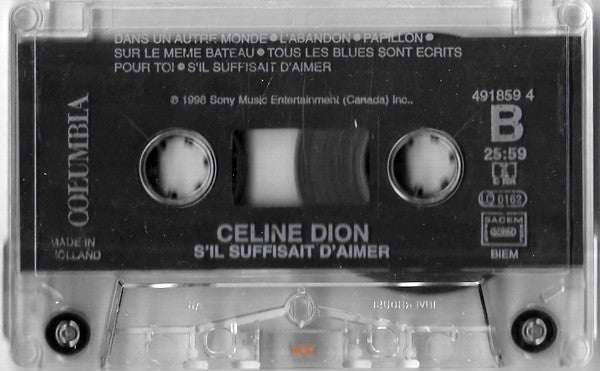 Céline Dion -S'il Suffisait D'aimer