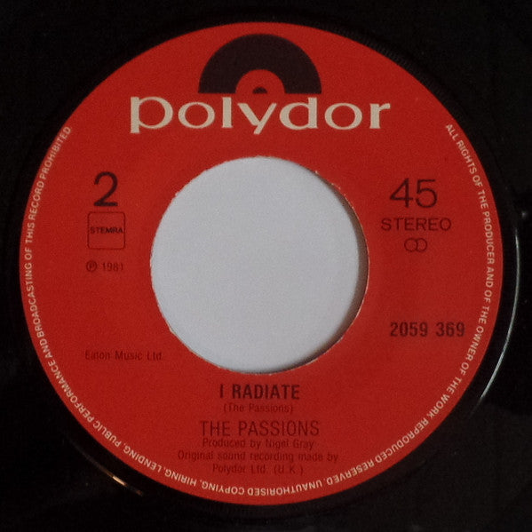 The Passions - Skin Deep