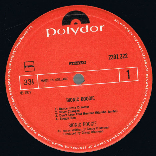 Bionic Boogie -Bionic Boogie