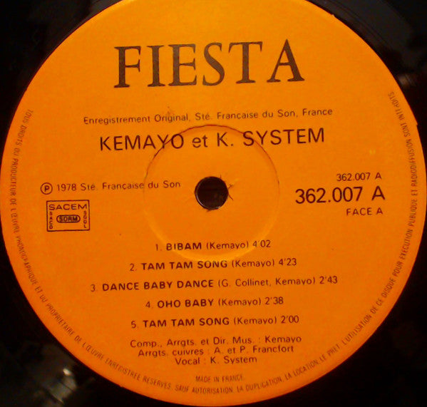 Kemayo* & K. System -Tam Tam Song