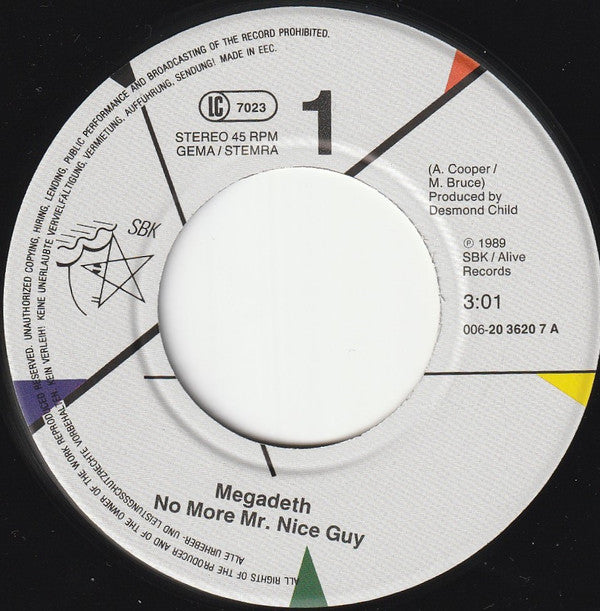 Megadeth / Dead On -No More Mr. Nice Guy / Different Breed