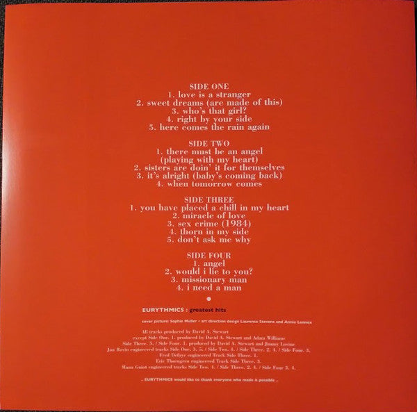 Eurythmics -Greatest Hits