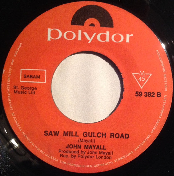 John Mayall -Room To Move / Saw Mill Gulch Road