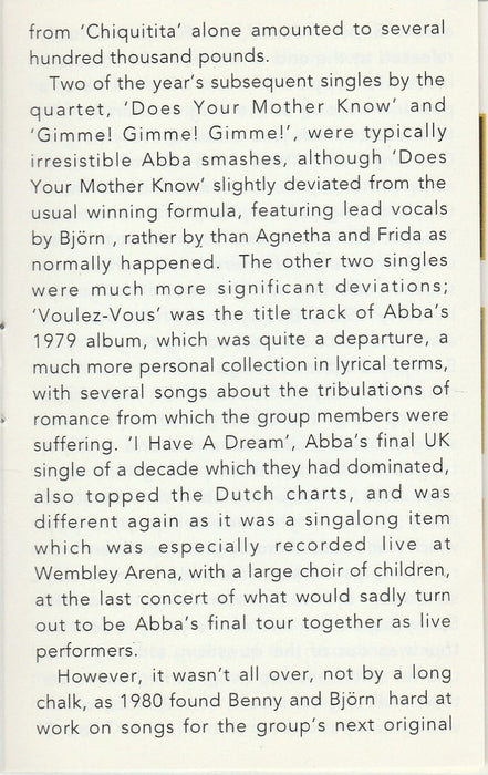 ABBA -Gold (Greatest Hits)