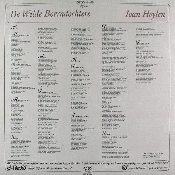 Ivan Heylen -De Wilde Boerndochtere
