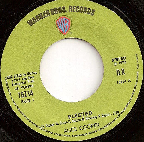 Alice Cooper -Elected / Luney Tune